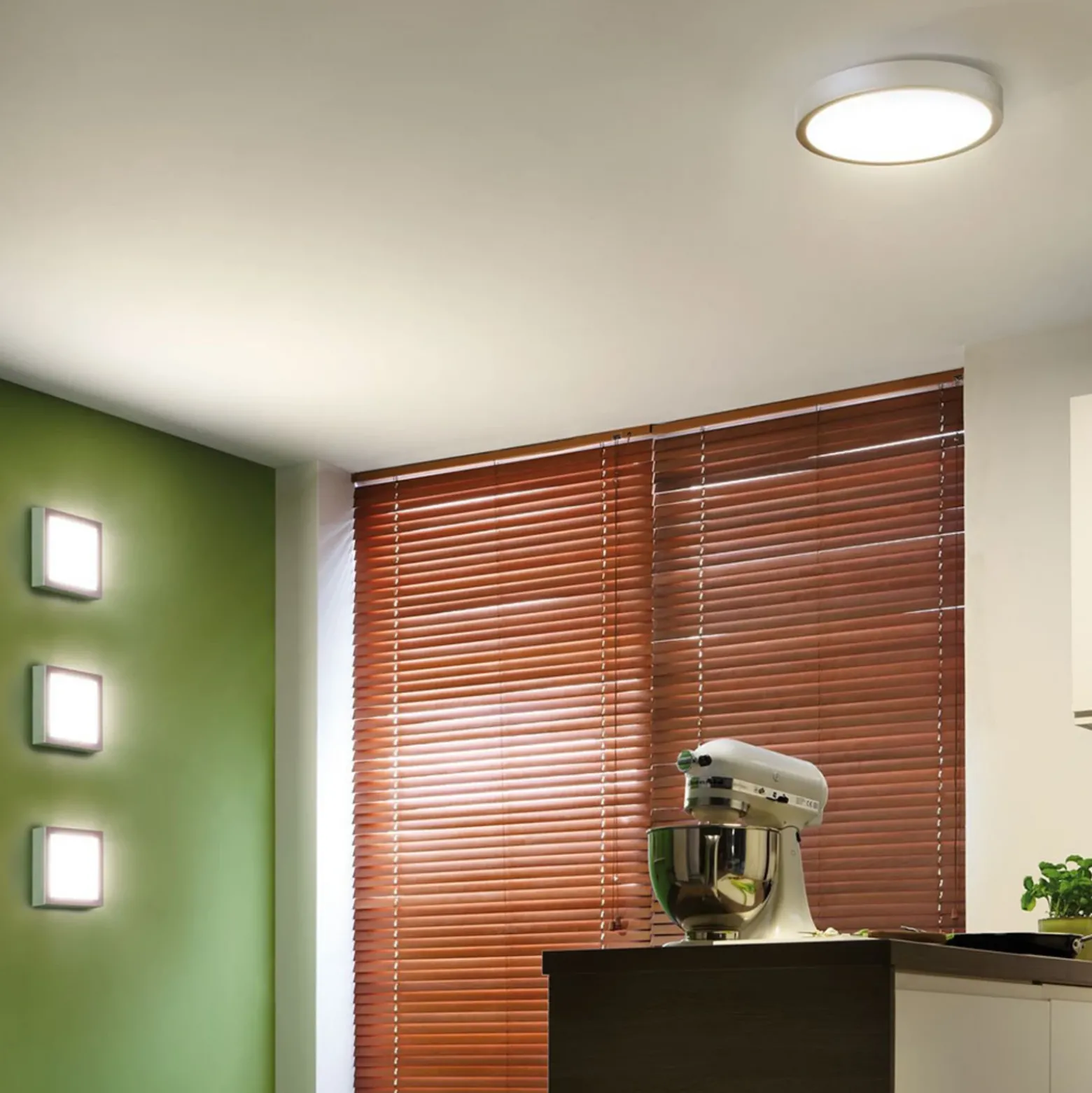 Paulmann Lunar panel LED, angular, cromo, 30x30cm
