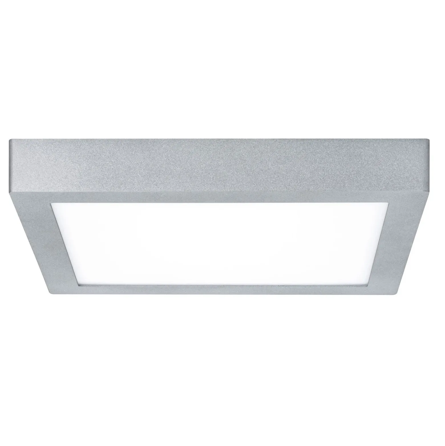Paulmann Lunar panel LED, angular, cromo, 30x30cm