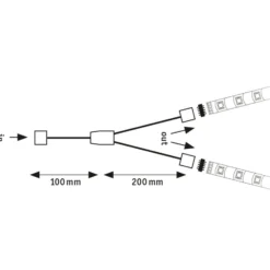 Paulmann MaxLED cable de conexión Y, divisor