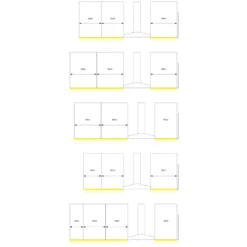 Paulmann MaxLED 500 Comfort Set Kitchen 3x60cm