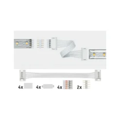 Paulmann MaxLED conector u, juego de 2 uds. blanco