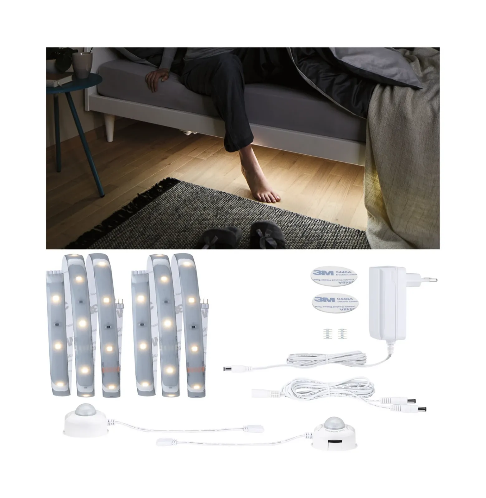 Paulmann MaxLED 250 Confort Conjunto doble 2 x 1 m