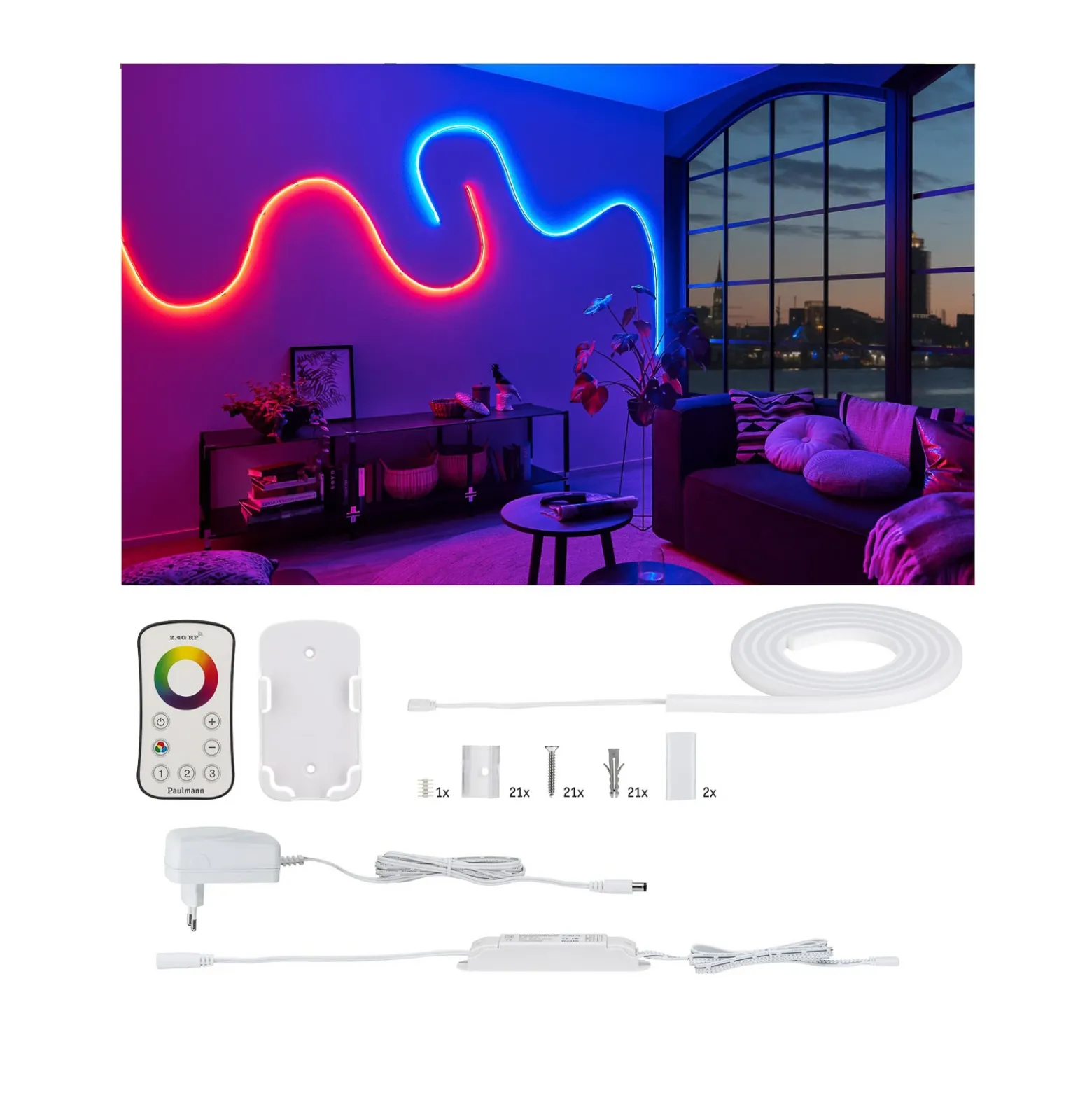 Paulmann MaxLED Flow set básico RGB 1,5 m