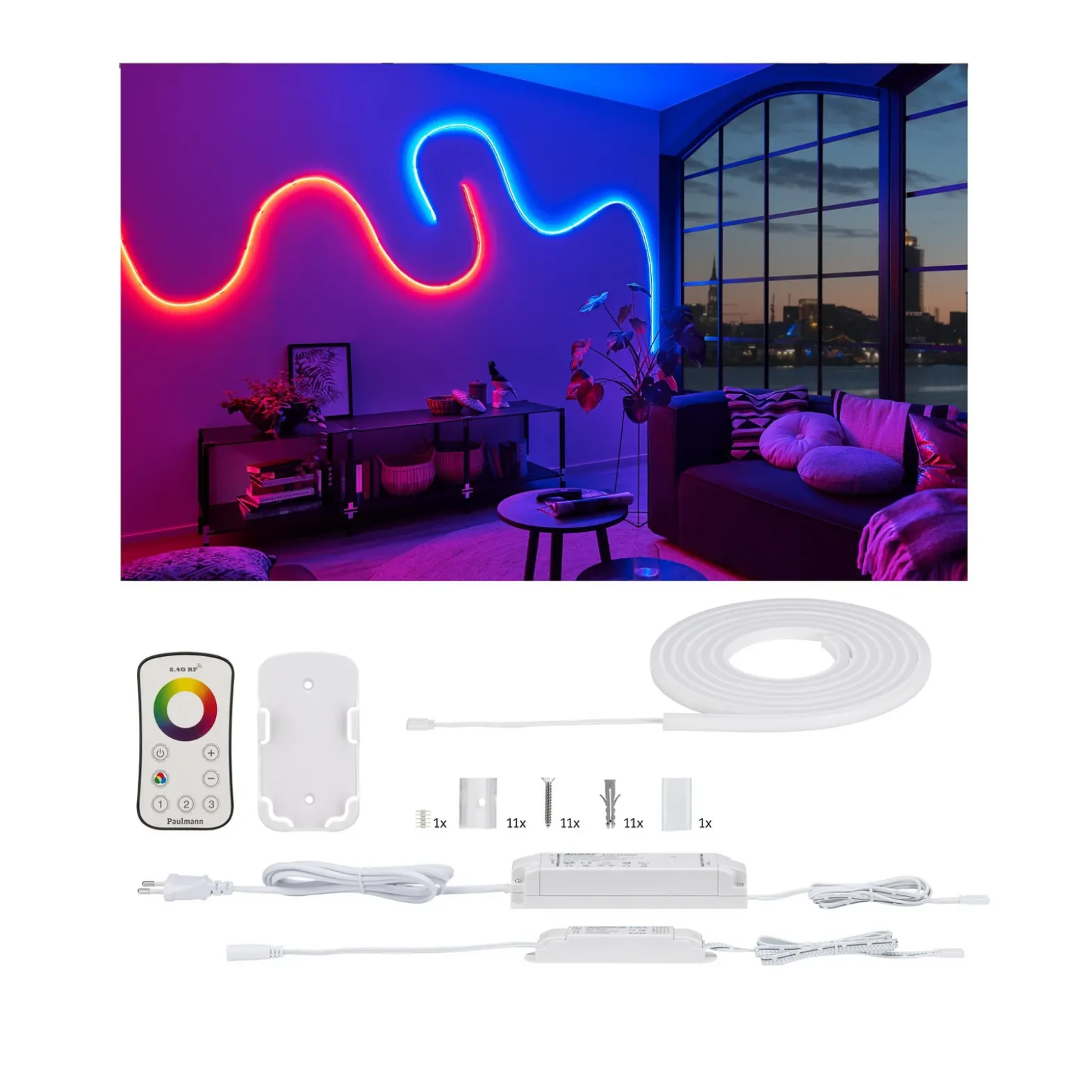 Paulmann MaxLED Flow set básico RGB 3 m