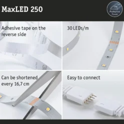Paulmann MaxLED 250 tira IP20 luz diurna 2,5m