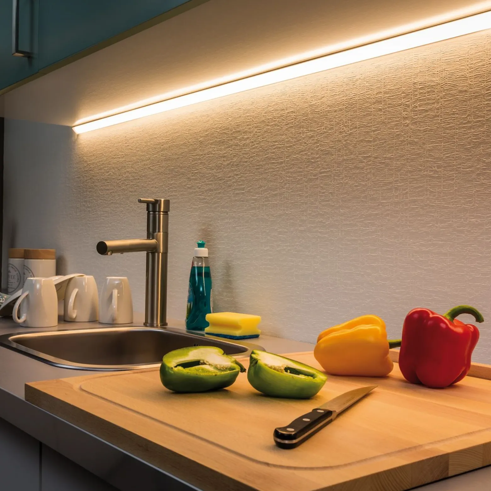 Paulmann MaxLED 500 tira IP44 1m blanco cálido