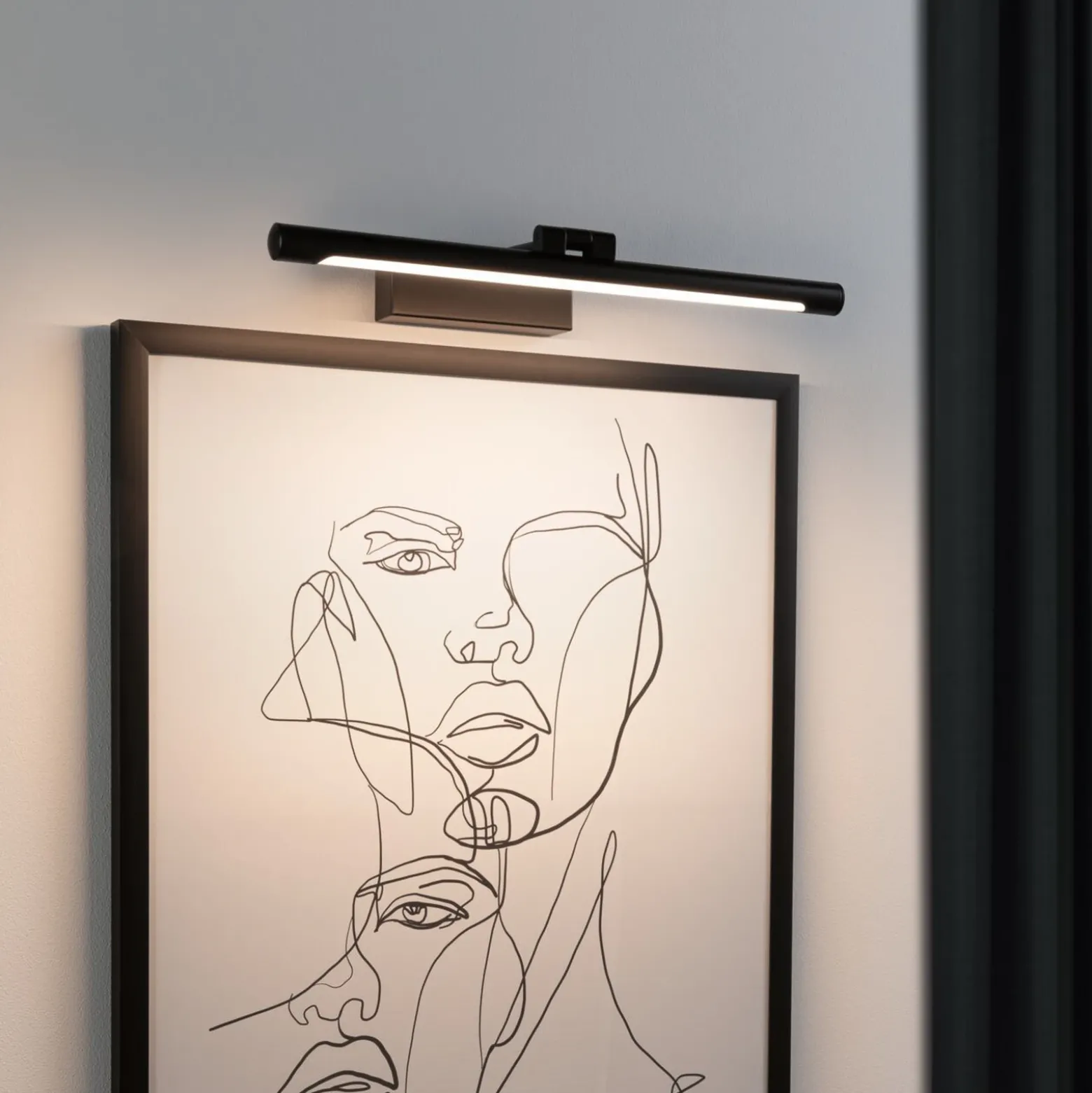 Paulmann Mingo Lámpara para cuadros LED 41,5 cm negro