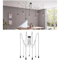 Paulmann Neordic Ketil lámpara colgante 7 luces