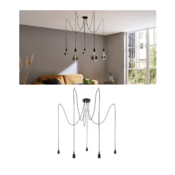 Paulmann Neordic Ketil lámpara colgante, 5 luces