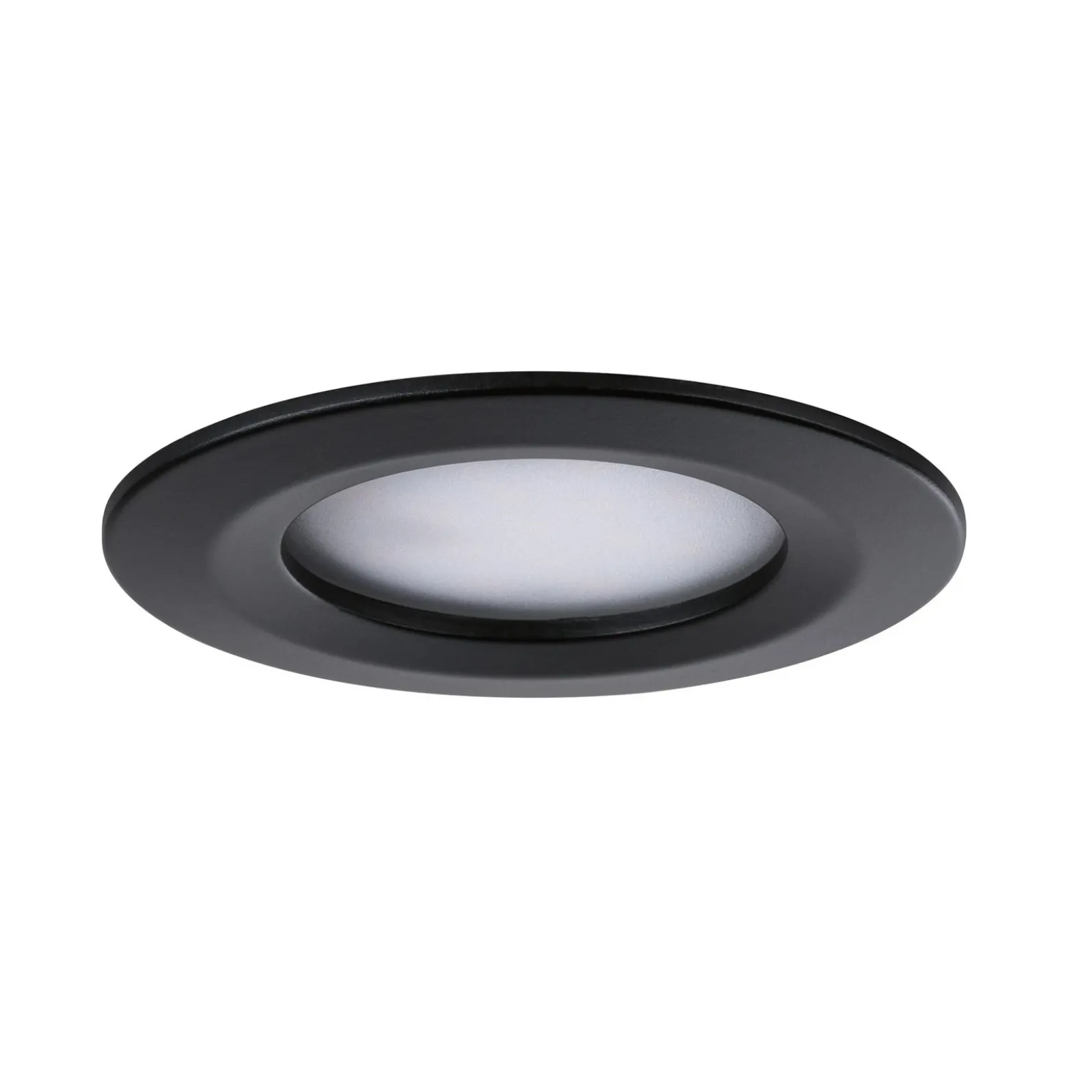 Paulmann Nova Coin set 3 redondo rígido negro