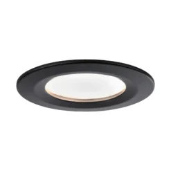 Paulmann Nova Coin 3x redondo dim 3 rígido negro