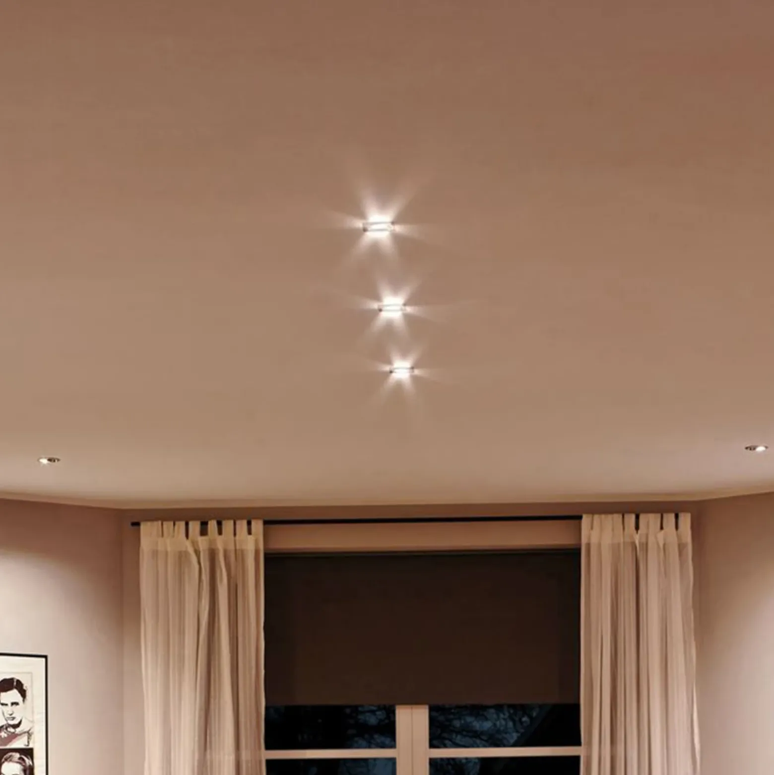 Paulmann Nova empotrada LED 3 ud. rígido, hierro
