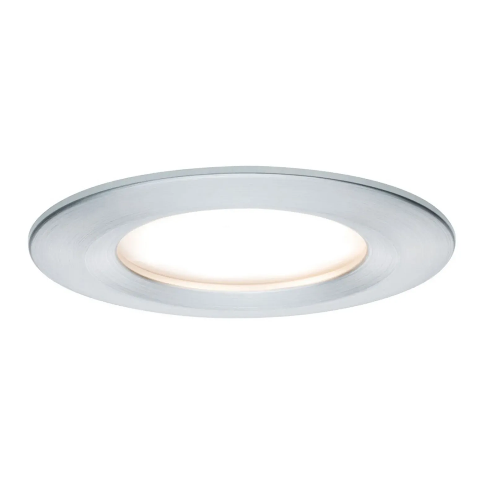 Paulmann Nova foco LED 3ud redondo rígido aluminio
