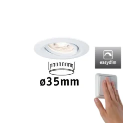 Paulmann Nova mini Plus foco easydim blanco