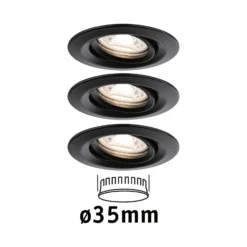 Paulmann Nova Mini Plus LED easydim 3 negro
