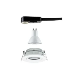 Paulmann Nova Plus redonda, orientable y atenuable, blanco mate, IP65, GU10, 840