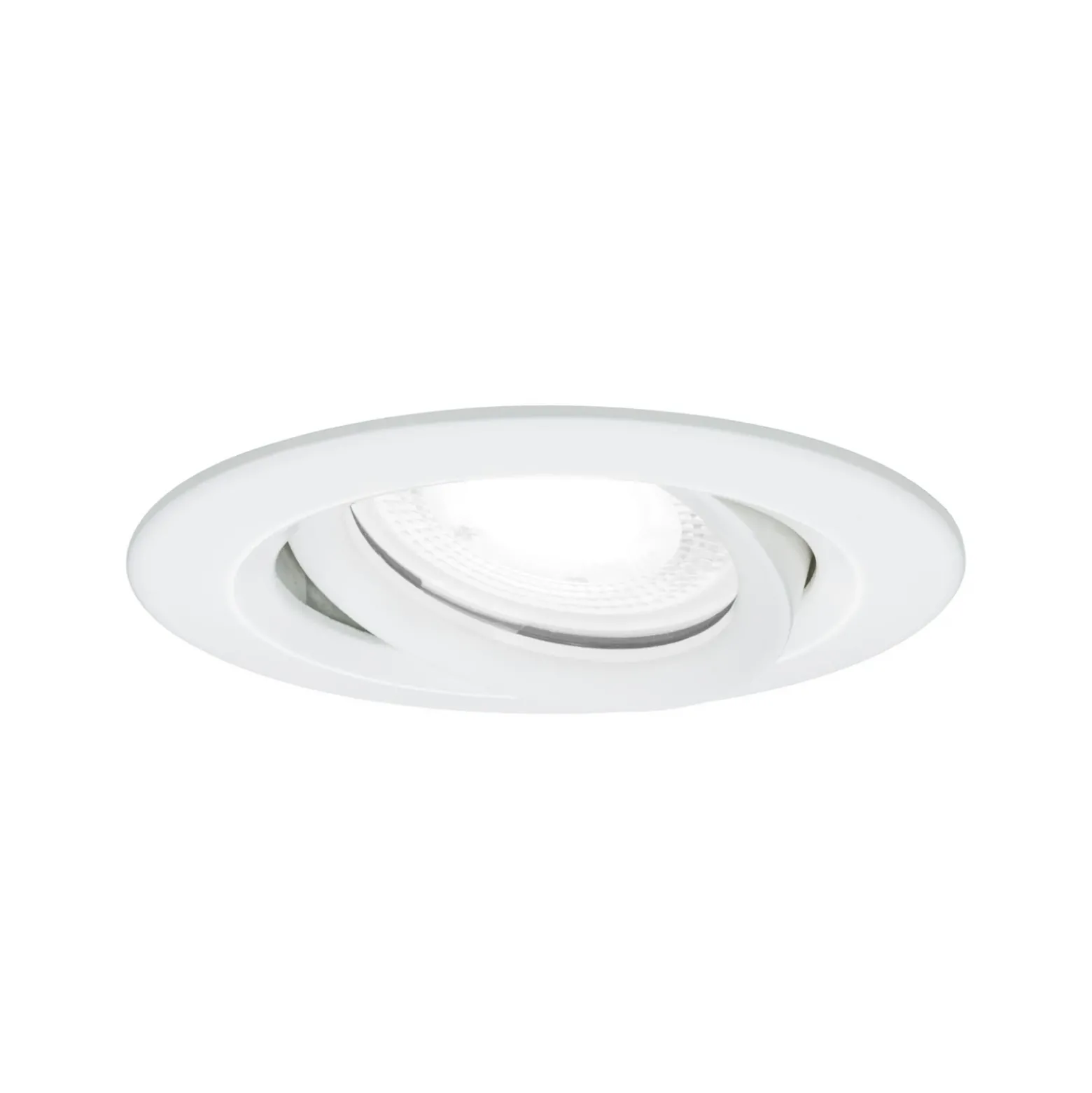 Paulmann Nova Plus redonda, orientable y atenuable, blanco mate, IP65, GU10, 840