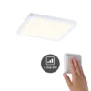 Paulmann panel Aero 830 angular blanco 3dim 17,5cm