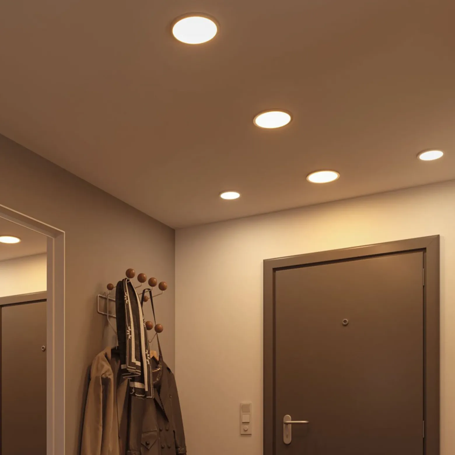 Paulmann panel LED Aero 4.000K redondo cromo 11,8