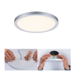 Paulmann panel LED Aero 3.000K redondo cromo 17,5