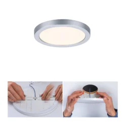 Paulmann panel LED Aero 3.000K redondo cromo 11,8