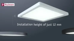 Paulmann panel LED Aero 4.000K redondo cromo 17,5