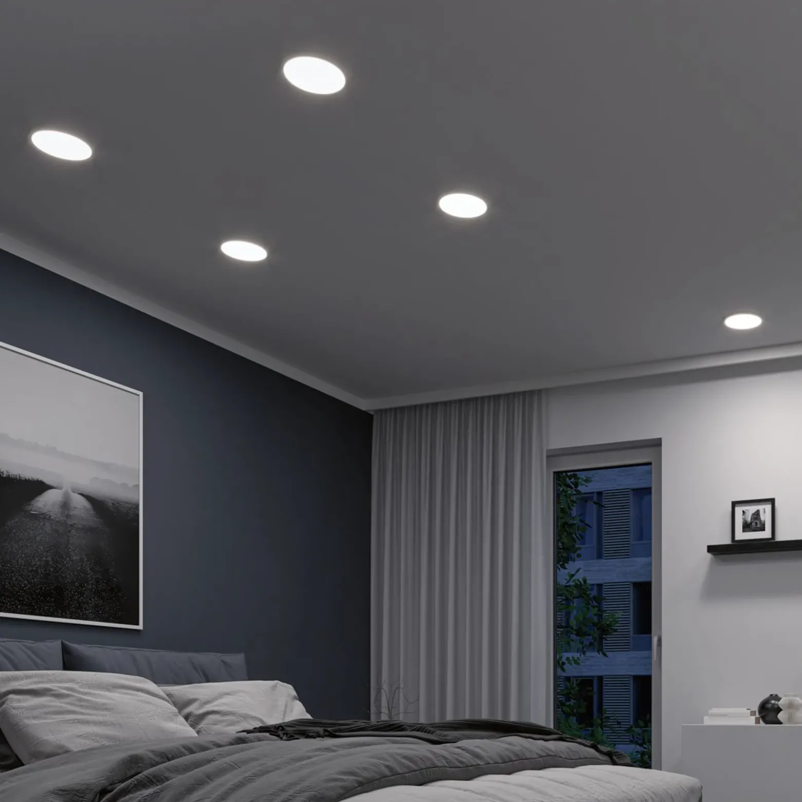 Paulmann panel LED Aero ZigBee redondo blanco 17,5