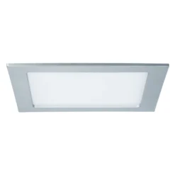 Paulmann panel LED empotrado angular, 18W, cromo