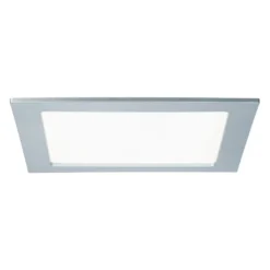 Paulmann panel LED empotrado angular, 18W, cromo
