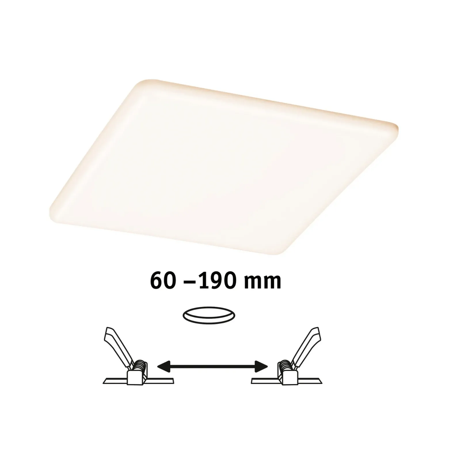 Paulmann panel LED Veluna angular ZigBee 21,5cm