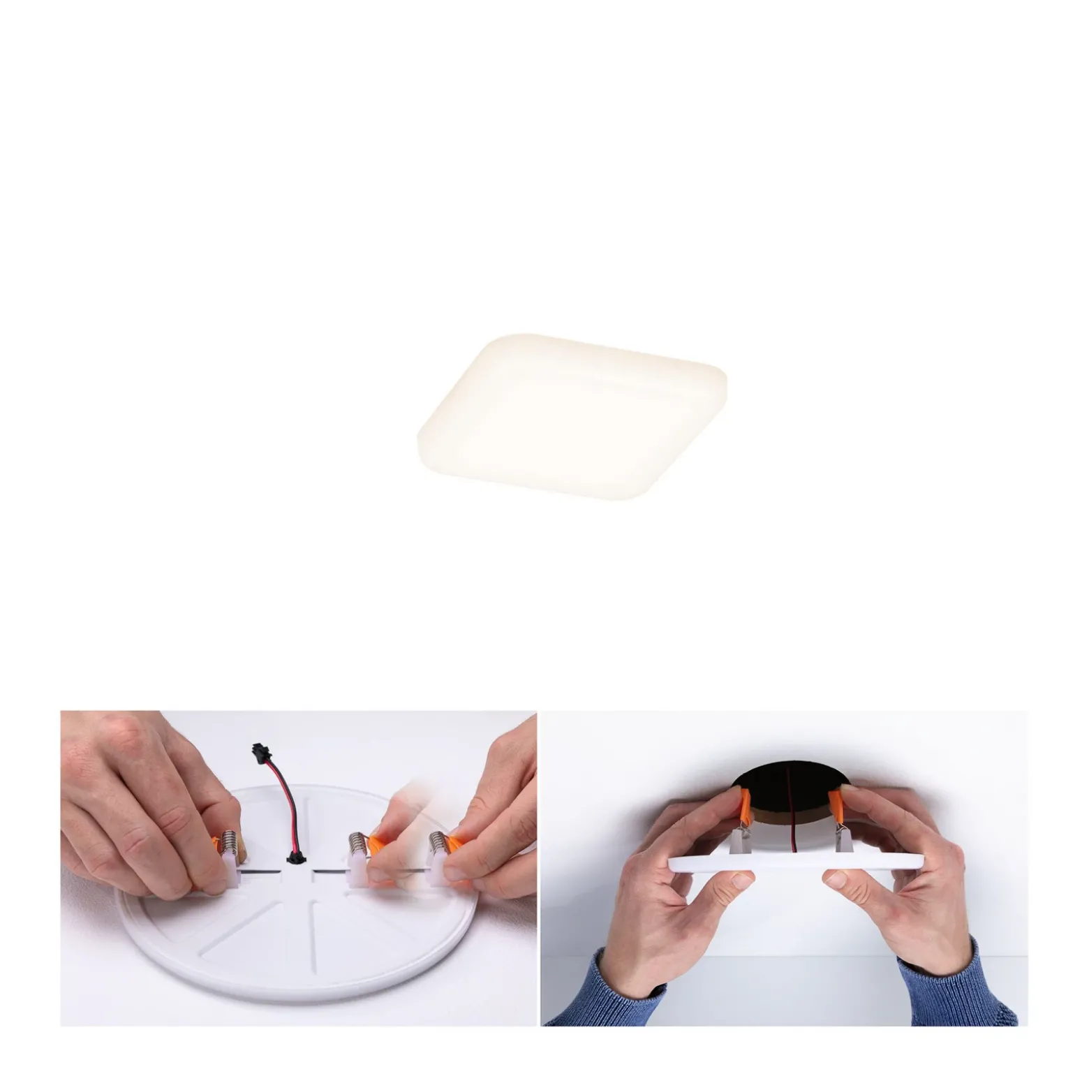 Paulmann panel LED Veluna 3.000K angular 7,5 cm