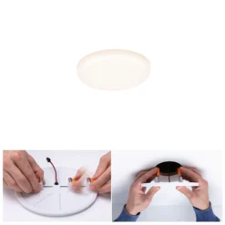 Paulmann panel LED Veluna 3.000K redondo 7,5cm