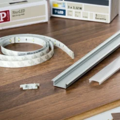 Paulmann Perfil empotrable FLOOR para tiras LED 2m