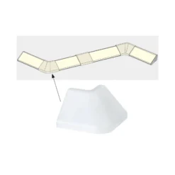 Paulmann Profil Delta esquinas exteriores set 2