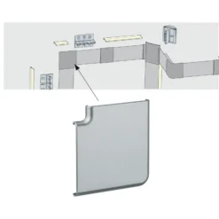 Paulmann Profil Duo esquinas set 2 ud de tiras LED