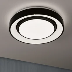 Paulmann Rainbow Ø37cm negro control remoto decoración estrella RGBW