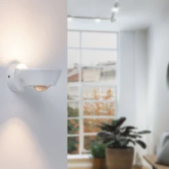 Paulmann Sabik Aplique de pared LED blanco mate