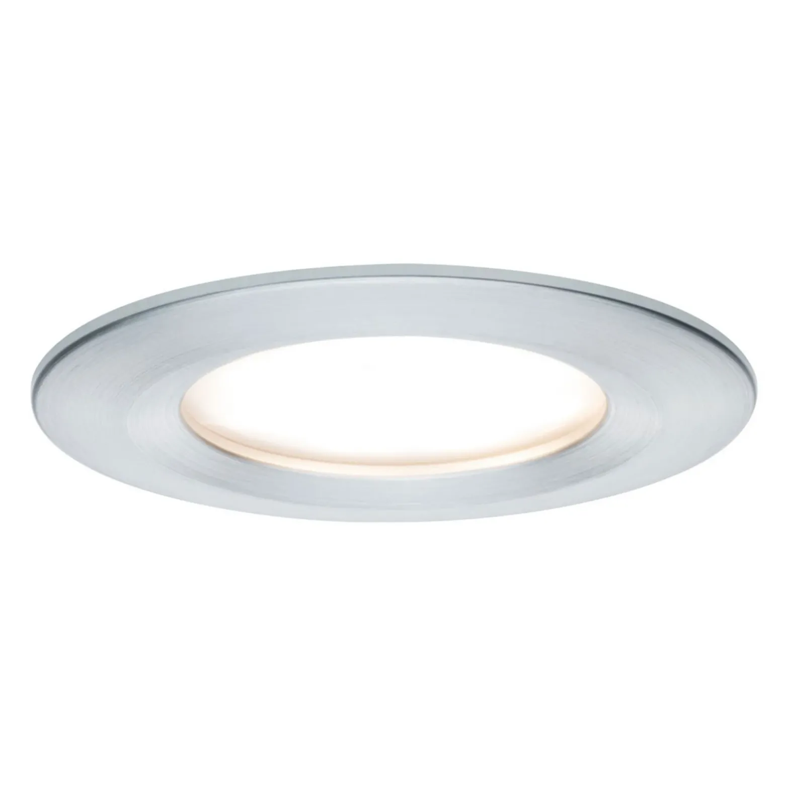 Paulmann set de 3 focos LED Slim Coin, atenuables, aluminio