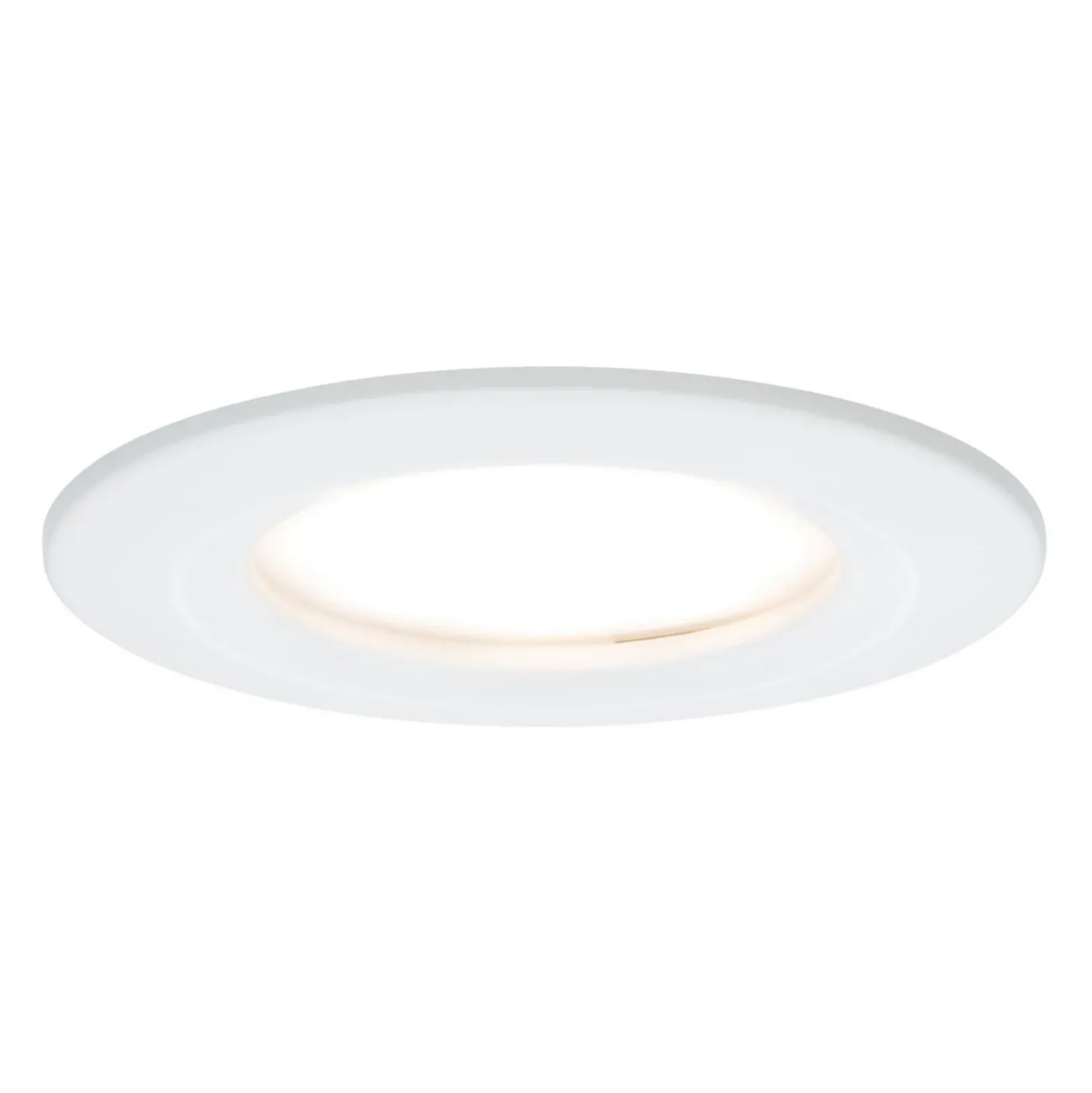 Paulmann set de 3 focos LED Slim Coin, atenuable, blanco