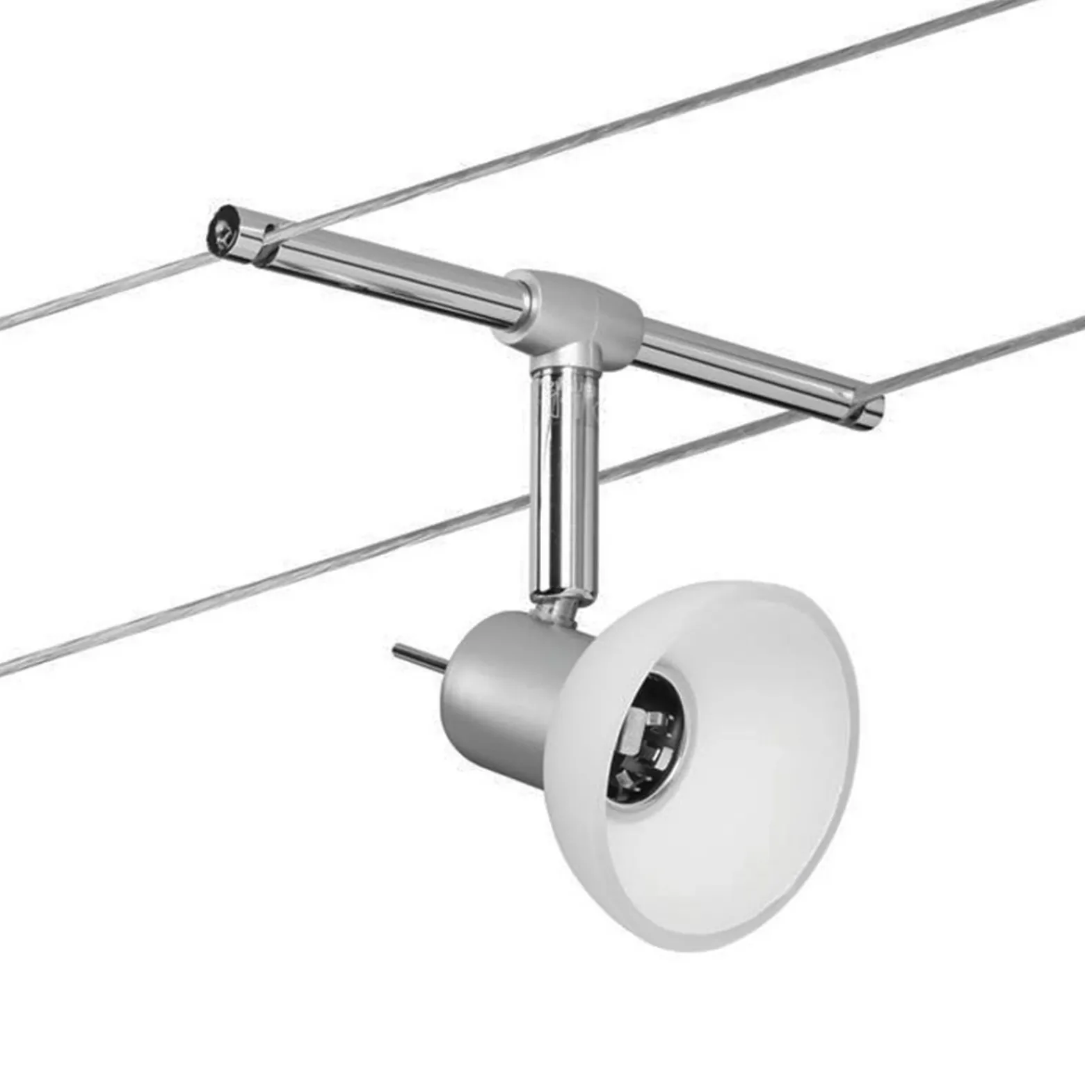Paulmann Sheela sobre cable 5 luces cromo mate