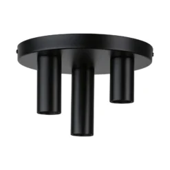 Paulmann Skogen lámpara de techo negro 3 luces