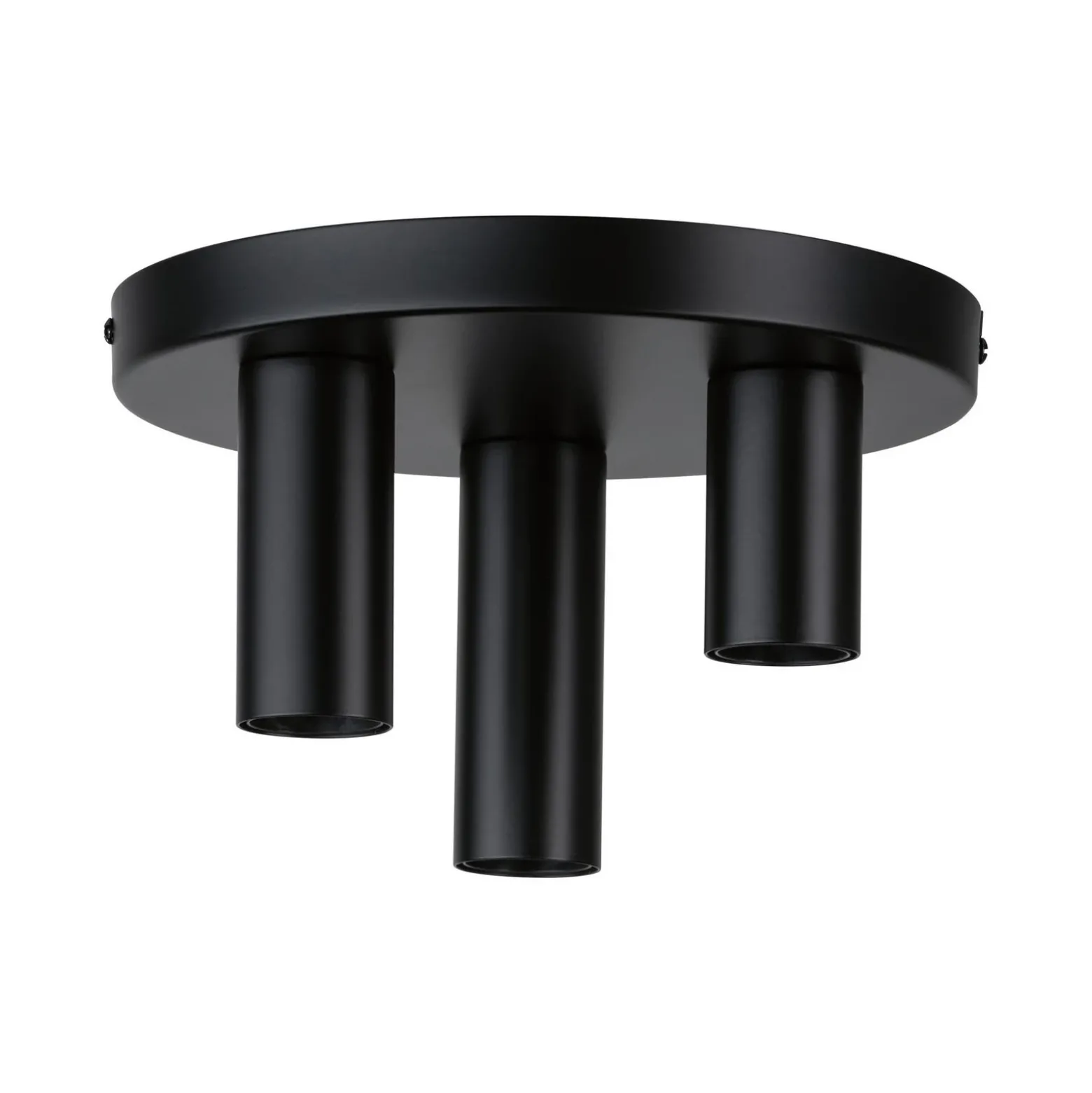 Paulmann Skogen lámpara de techo negro 3 luces
