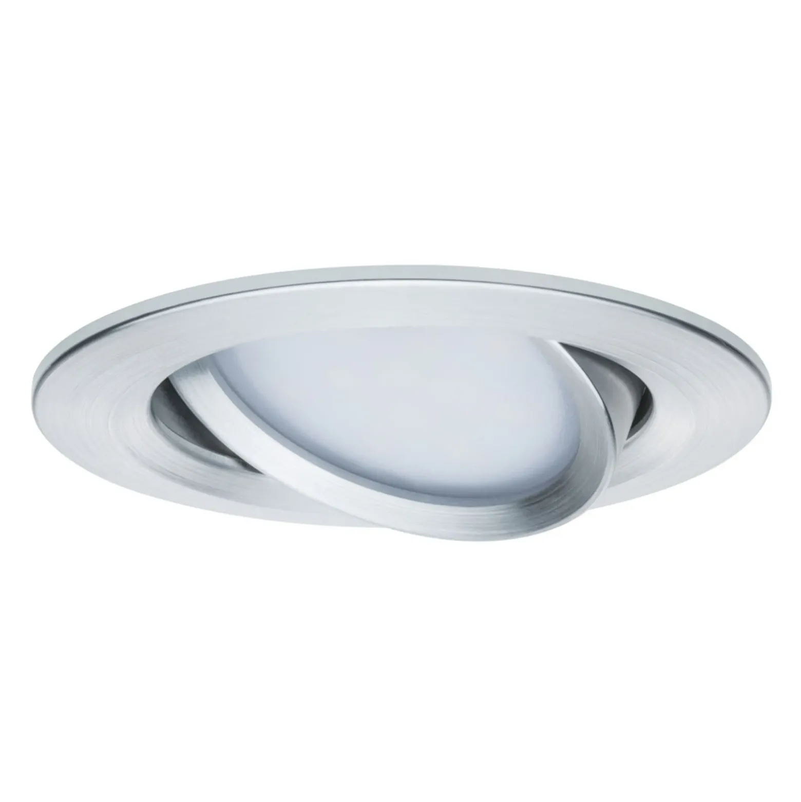 Paulmann 3 Slim Coin giratorio, atenuable, alu