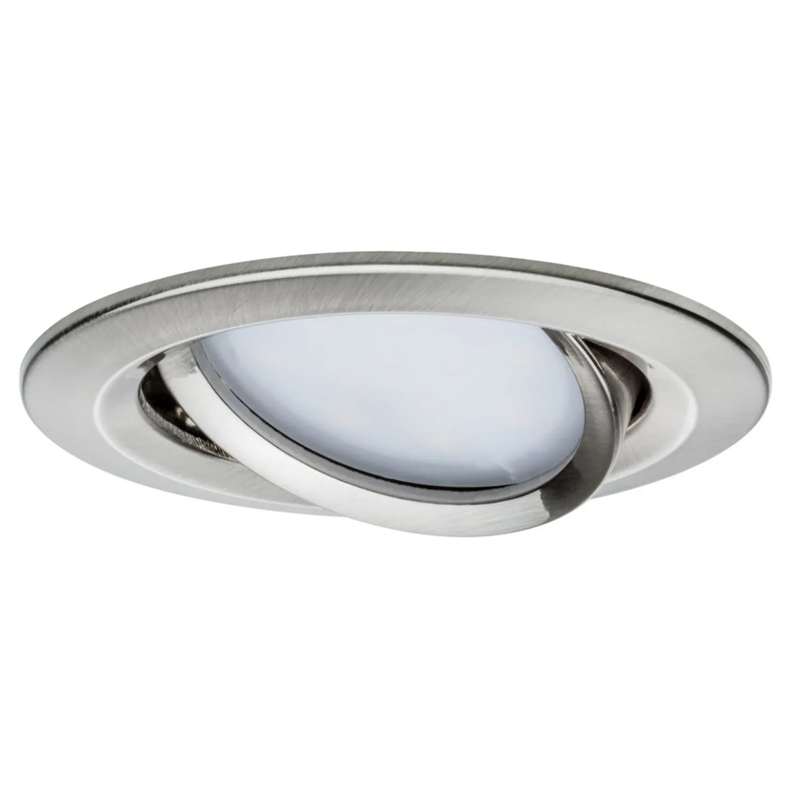 Paulmann 3 Slim Coin giratorio, atenuable, hierro