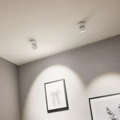 Paulmann Spircle foco de techo LED blanco mate