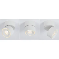 Paulmann Spircle foco de techo LED blanco mate