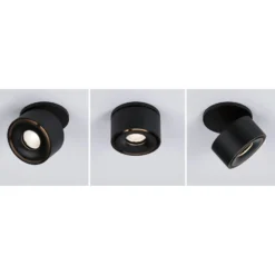 Paulmann Spircle lámpara empotrada LED negro mate