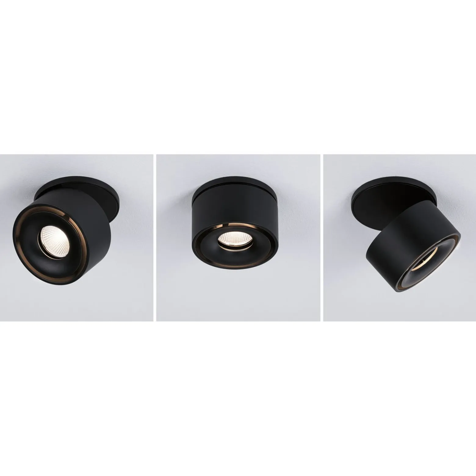 Paulmann Spircle lámpara empotrada LED negro mate