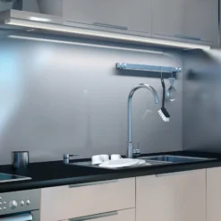 Paulmann Square Profil aluminio difusor satén 1m