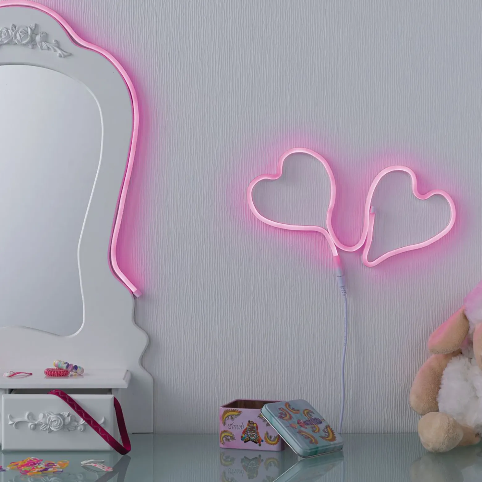 Paulmann tira LED Neon Colorflex USB 1 m rosa
